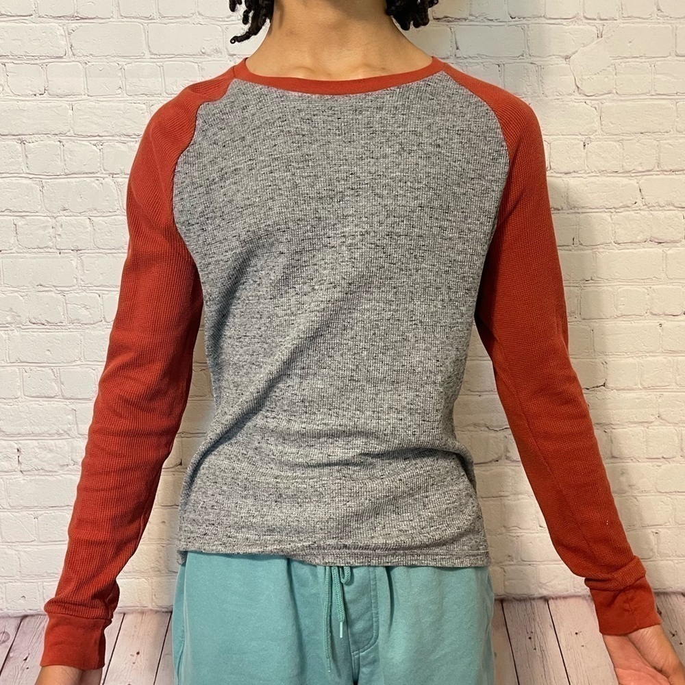 Old Navy Soft-Washed Thermal-Knit Baseball Tee